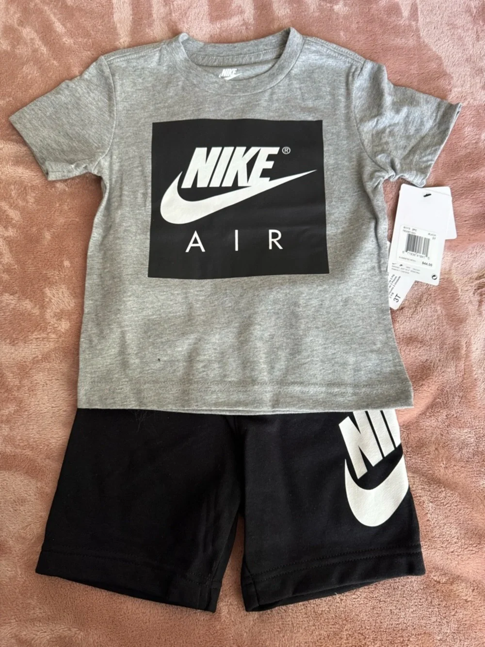 NWT BUNDLE OF 4 Nike Toddler Boys’ Two-Piece Shorts and T-Shirt Sets, Size 3T - Picture 11 of 13